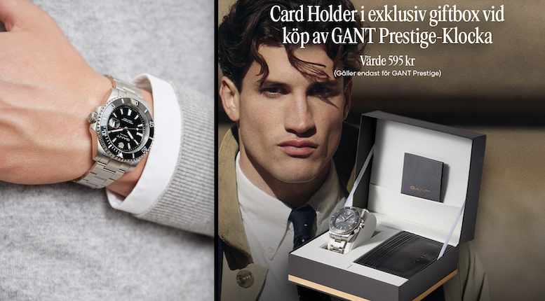 GANT förstärker klockupplevelsen med PRESTIGE COLLECTION